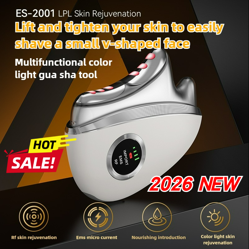 Microcurrent Face Massager Gua Sha - ポータブル電動刮痧器 マイクロカレント美顔器 ビアンシスクレイピングボードセット 肌の若返りとリラックスのための家庭用