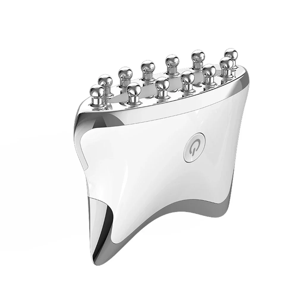 Microcurrent Face Massager Gua Sha - カスタマイズ可能な電動かっさマッサージ器 マイクロカレント美顔器 しわ対策 フェイスリフト ボディスキンケア かっさマッサージ