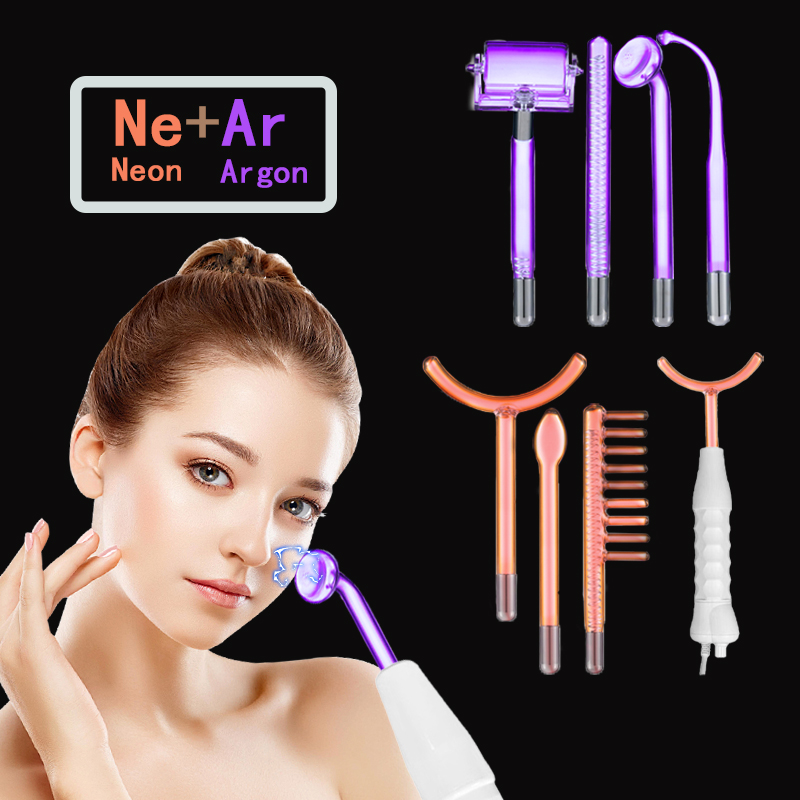 High Frequency Wand Facial Machine Neon - 高周波フェイシャルマシン,ヘアケア,アンチエイジングセラピー,にきびツール,フュージョン,ネオン,アルゴン,肌の美しさ