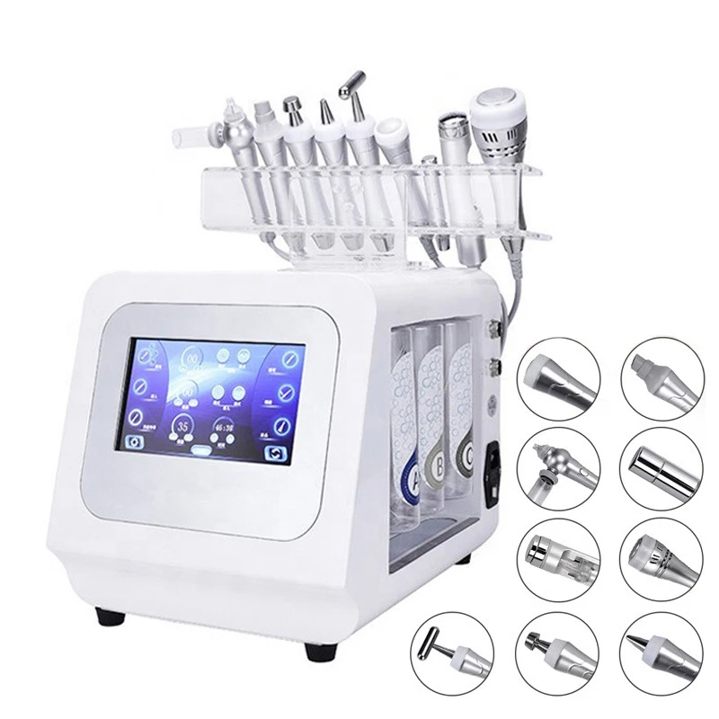 Hydra Dermabrasion Aqua Peel Machine - ポータブル9in1ハイドラ酸素ダーマブレーションフェイシャルマシン、保湿ディープクレンジングアクアピーリング、肌引き締めアンチエイジングデバイス