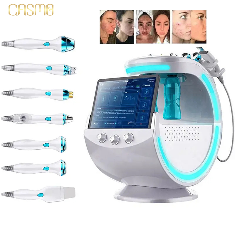 Hydro Facial Machine 7 In 1 - 7-in-1超音波フェイシャルマシン,高周波フェイシャルマシン,肌の若返り,ディープケア