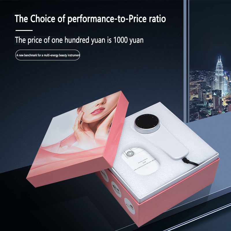 Cold Warm Hammer Facial Machine - LEDホットコールドフェイシャルハンマー光子若返りフェイスマッサージ美容器スキンリフティング引き締めクールウォームハンマー毛穴ニキビケア
