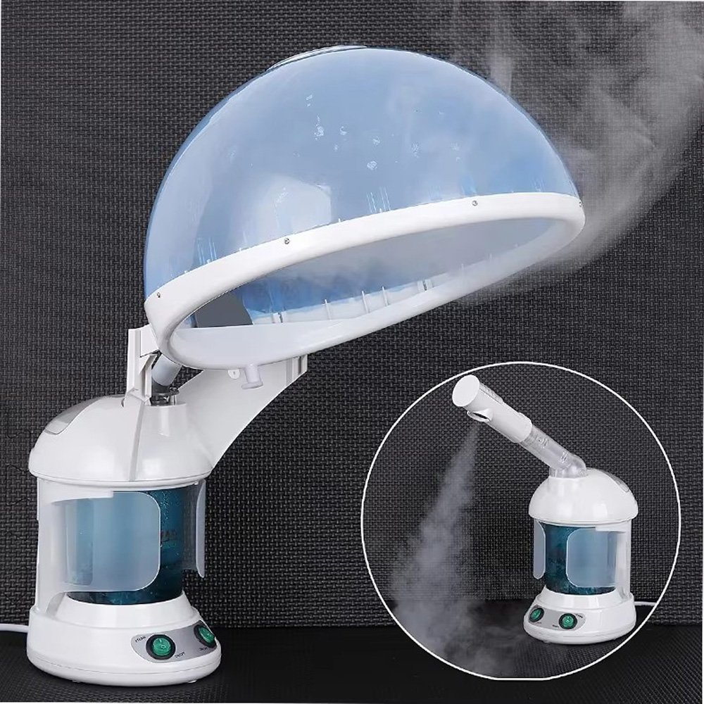 Facial Steamer Nano Ionic Hot Mist - プロのオゾン気化器,フェイシャルスチーマー,蒸気噴霧器,フェイシャルクレンジングマシン,加湿器,スキンケア,ホット,ヘアケアに適しています