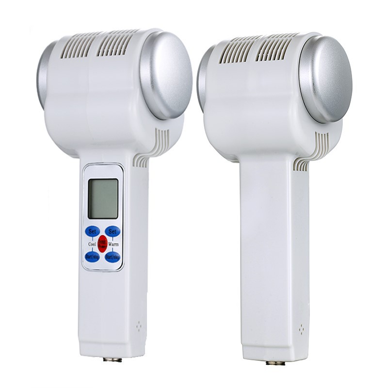 Cold Warm Hammer Facial Machine - 携帯式ホット＆コールドハンマー、肌の若返り、フェイスリフト、マッサージ、超音波による毛穴ケア、自宅で手軽に使えるスパ機器、顔と目のケア用具。