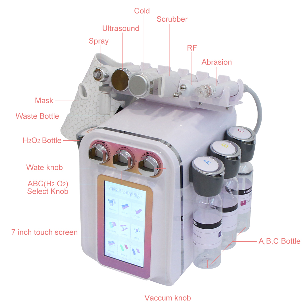 AOKO 新 7 in 1 ハイドロダーマブレーションスキン - Hydro Facial Machine 7 In 1 のレビューと価格