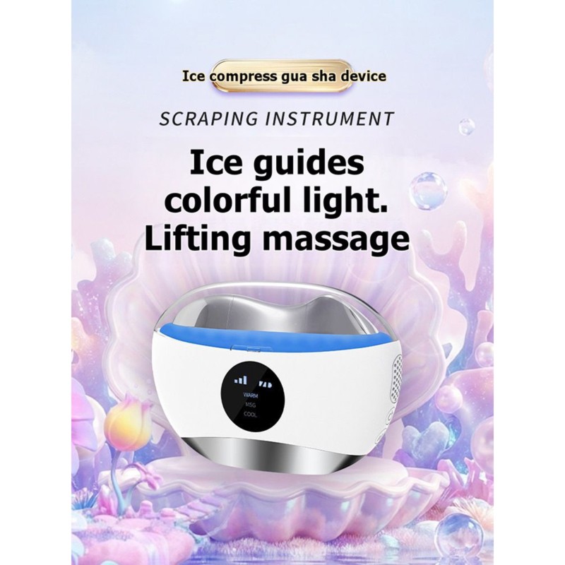 顔と首の引き締め、美容効果を高めるフェイシャル美顔器 - グ - Microcurrent Face Massager Gua Sha のレビューと価格