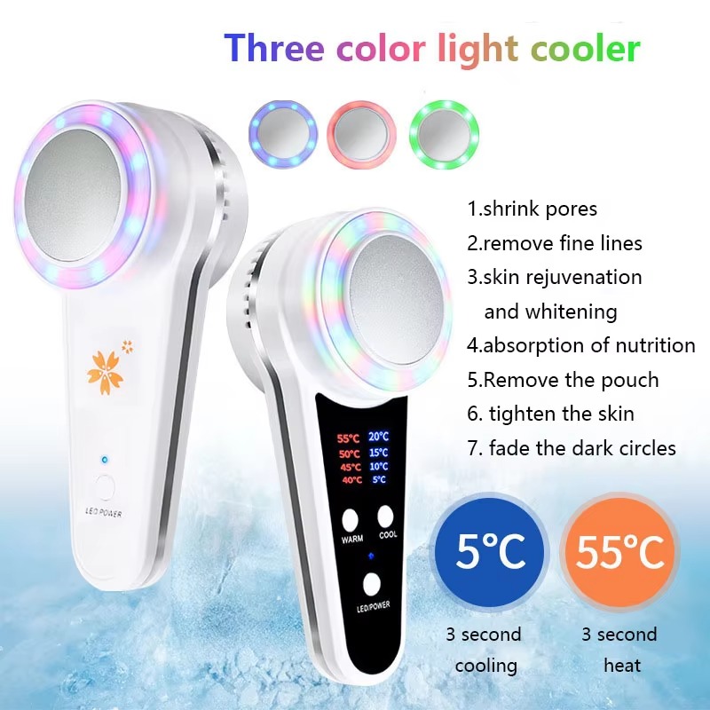 ホットコールドハンマークライオセラピーフェイスケアデバイスブ - Cold Warm Hammer Facial Machine のレビューと価格