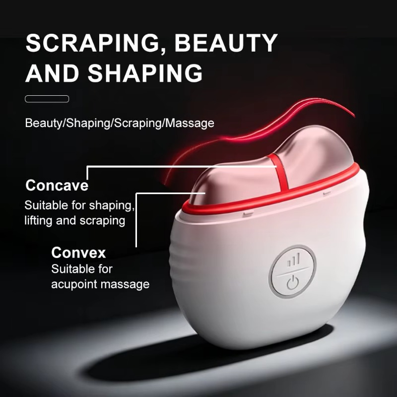 電気加熱式グアシャボード マイクロカレントマッサージャー 顔 - Microcurrent Face Massager Gua Sha のレビューと価格