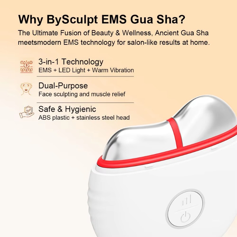 電気加熱式グアシャボード マイクロカレントマッサージャー 顔 - Microcurrent Face Massager Gua Sha のレビューと価格