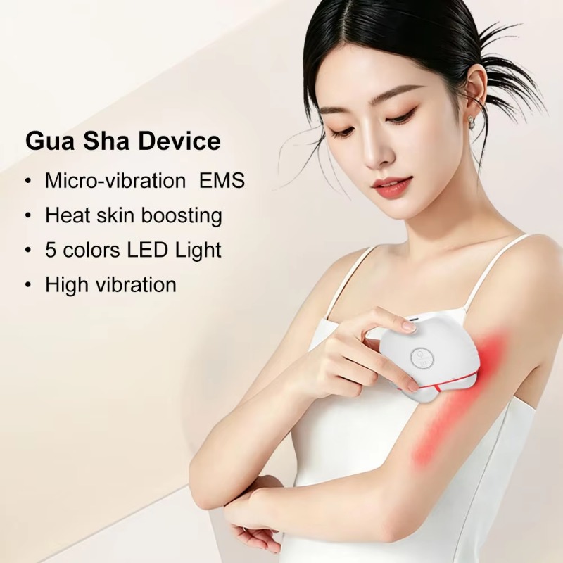 電気加熱式グアシャボード マイクロカレントマッサージャー 顔 - Microcurrent Face Massager Gua Sha のレビューと価格