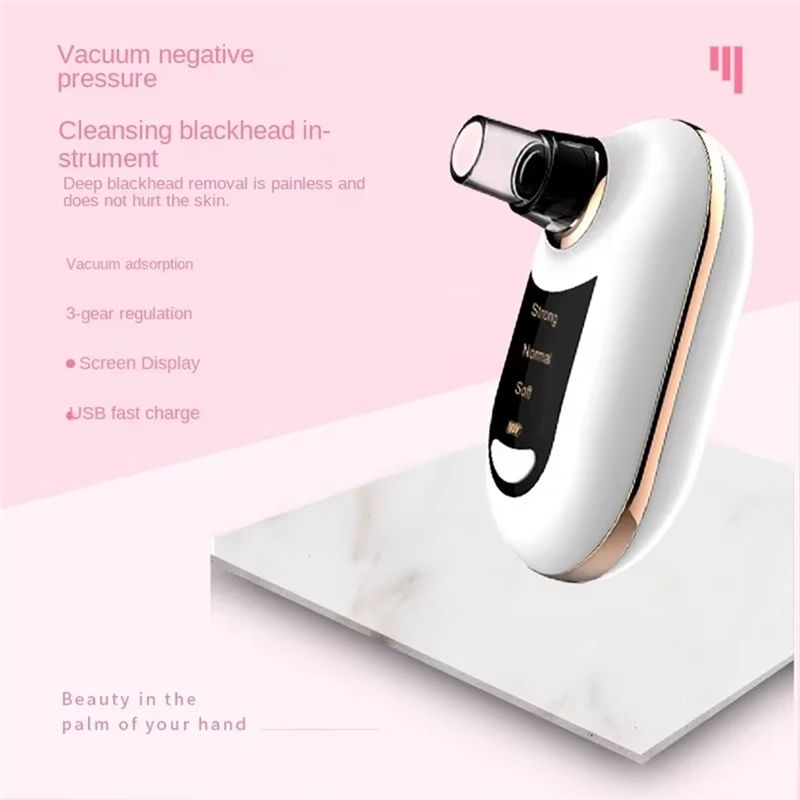 ABBK-黒ずみ除去真空吸引器 3モード、5つの吸引ヘッド  - Blackhead Remover Vacuum Suction のレビューと価格