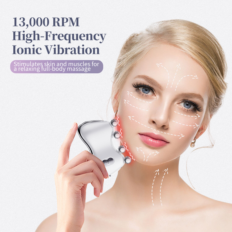 電動かっさ器 マイクロカレントかっさ フェイシャルツール 温 - Microcurrent Face Massager Gua Sha のレビューと価格