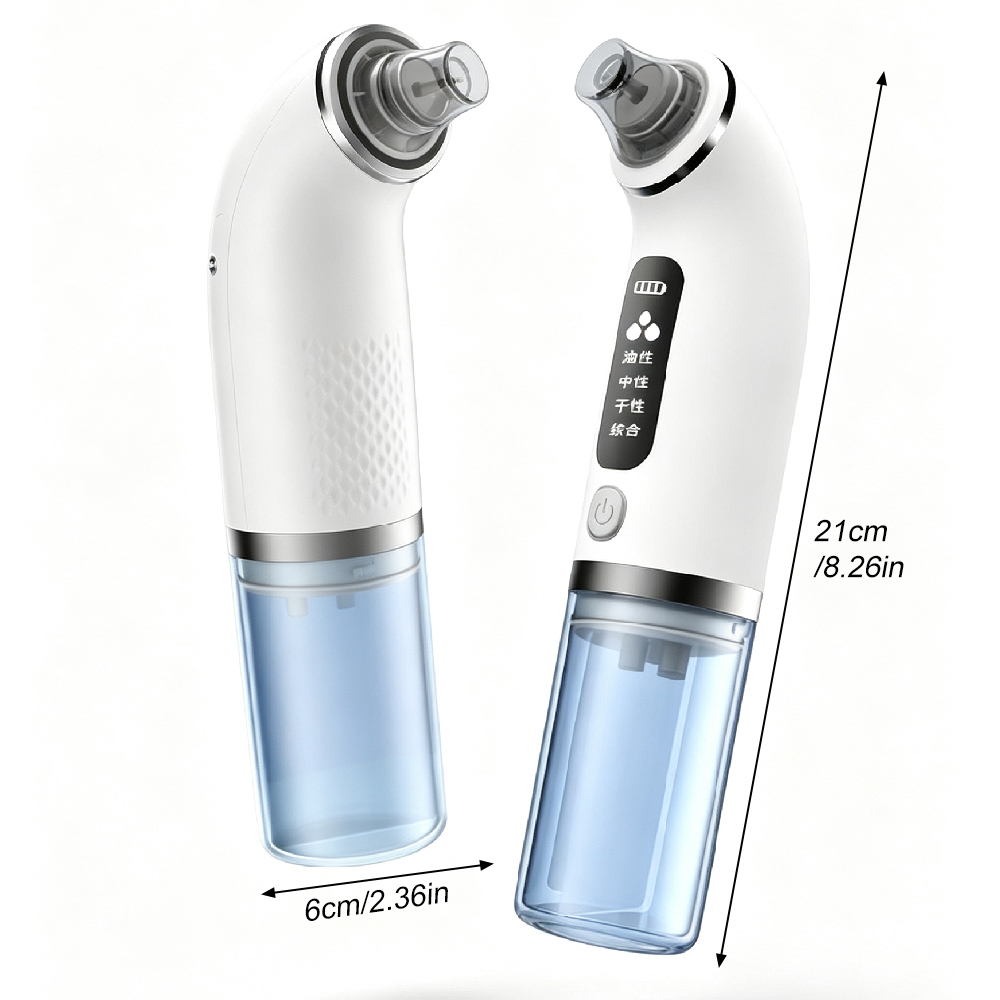 黒ずみ除去毛穴真空吸引器、4段階吸引レベル、6種類のプローブ - Blackhead Remover Vacuum Suction のレビューと価格