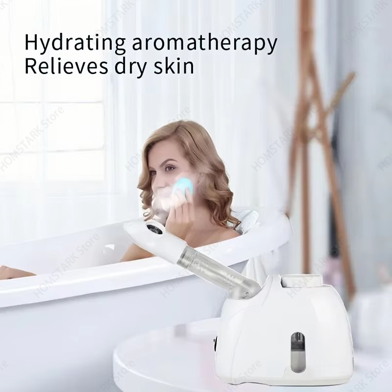 ナノイオン式フェイシャルスチーマー、温冷ミストスプレー、アロ - Facial Steamer Nano Ionic Hot Mist のレビューと価格