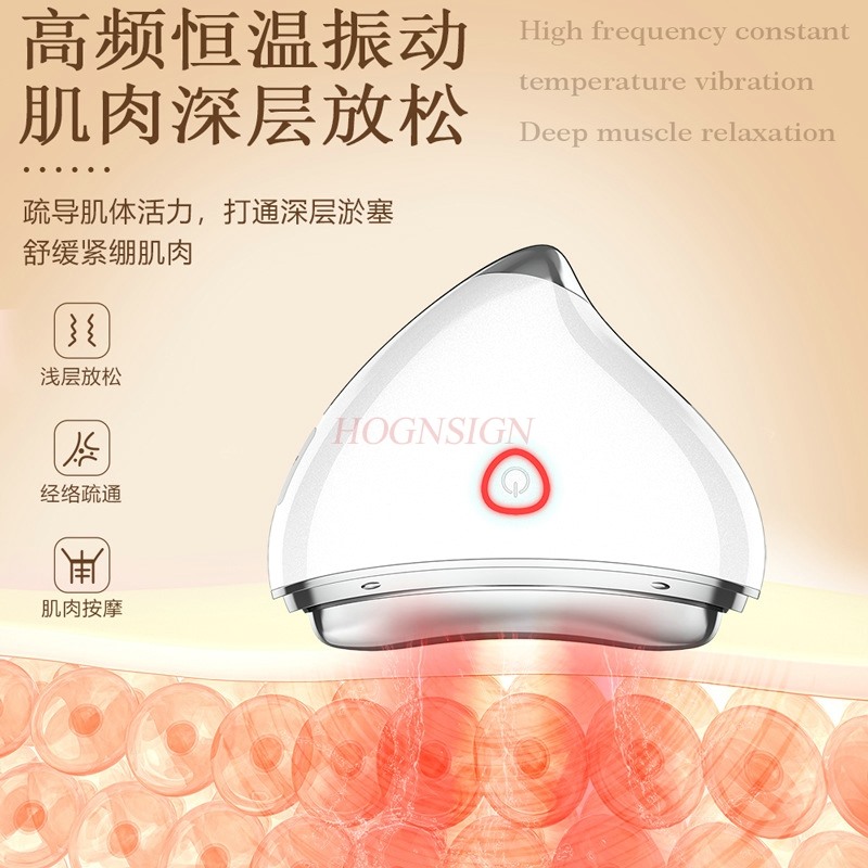 皮膚スクレーピングフェイスリフティングマッサージャー電気かっ - Microcurrent Face Massager Gua Sha のレビューと価格