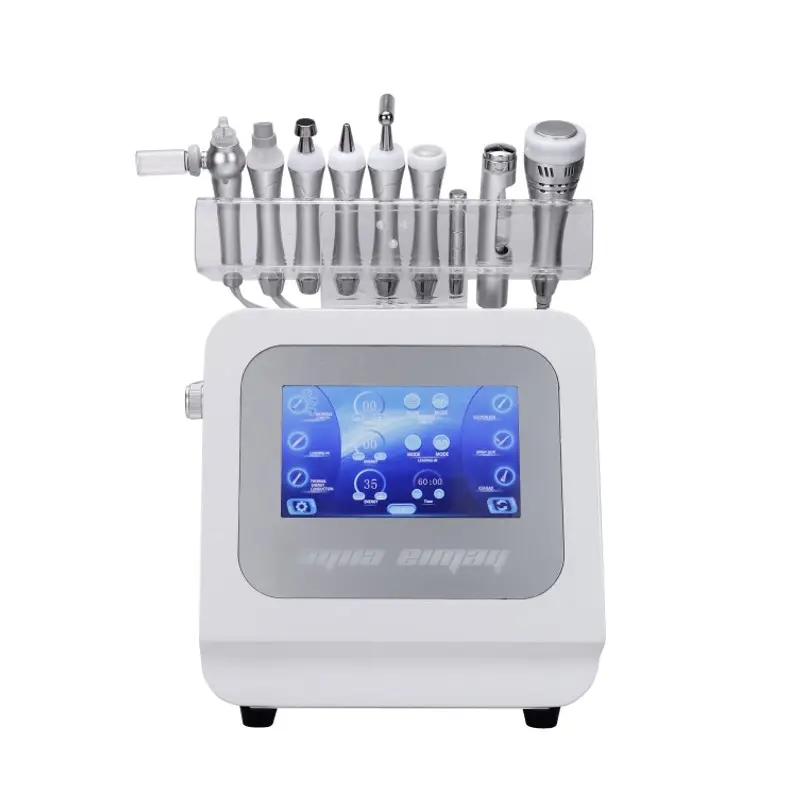 ポータブル9in1ハイドラ酸素ダーマブレーションフェイシャル - Hydra Dermabrasion Aqua Peel Machine のレビューと価格