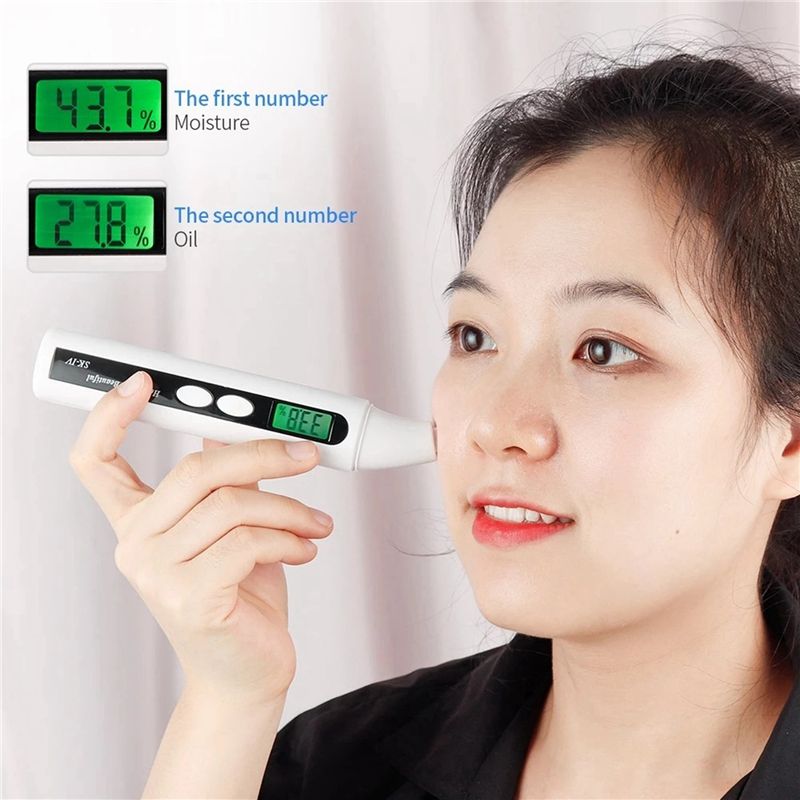 A005-3X ポータブルデジタルモニター検出器 肌センサー - Skin Moisture Analyzer Digital Detector のレビューと価格