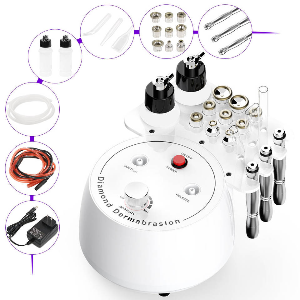 プロフェッショナル3in1黒ずみ除去マイクロダーマブレーショ - Blackhead Remover Vacuum Suction のレビューと価格