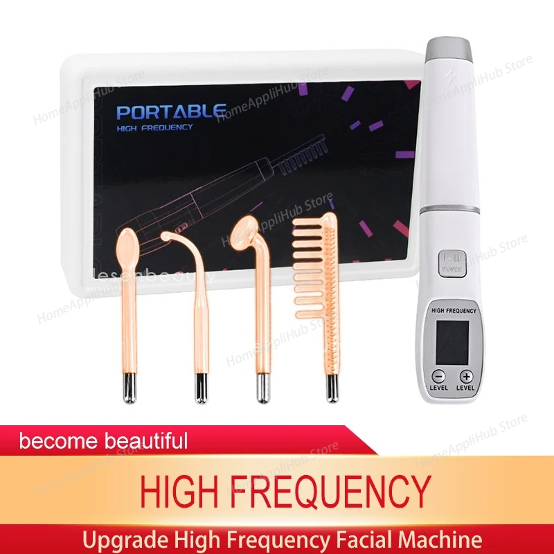 ダルソンバル ポータブル高周波美顔器 スキンセラピー 4つの - High Frequency Wand Facial Machine Neon のレビューと価格