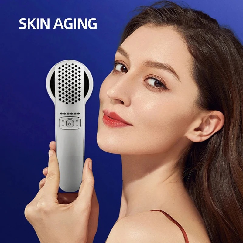 ポータブル家庭用スキンケア温冷フェイシャルホットコールドハン - Cold Warm Hammer Facial Machine のレビューと価格