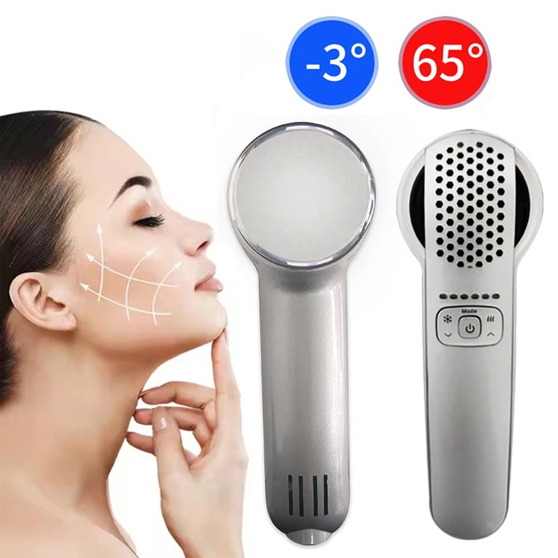 ポータブル家庭用スキンケア温冷フェイシャルホットコールドハン - Cold Warm Hammer Facial Machine のレビューと価格