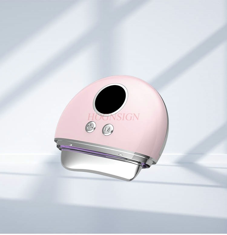 マイクロカレント加熱かっさフェイシャルツール振動フェイスマッ - Microcurrent Face Massager Gua Sha のレビューと価格