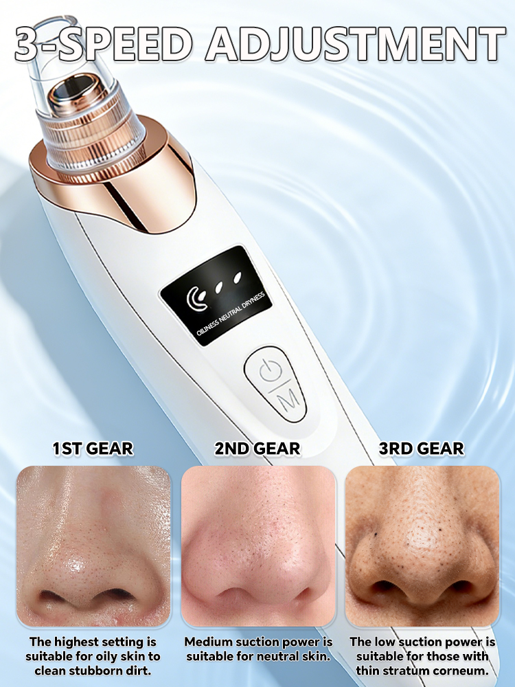 電動毛穴吸引器、黒ずみ除去用、プロフェッショナルな顔用毛穴吸 - Blackhead Remover Vacuum Suction のレビューと価格