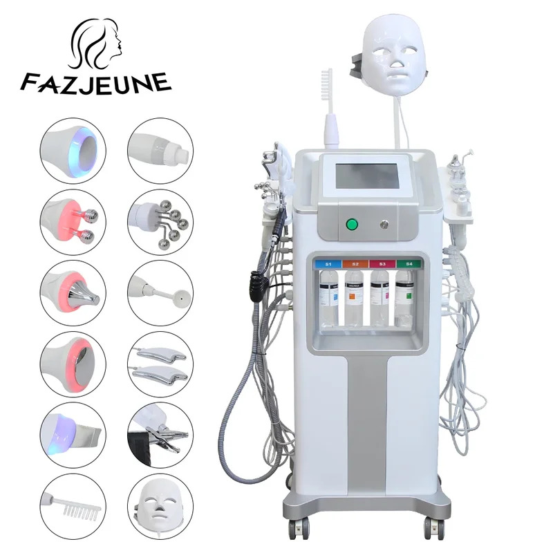 10/12 in 1 ハイドラダーマブレーションマシン フェ - Hydra Dermabrasion Aqua Peel Machine のレビューと価格