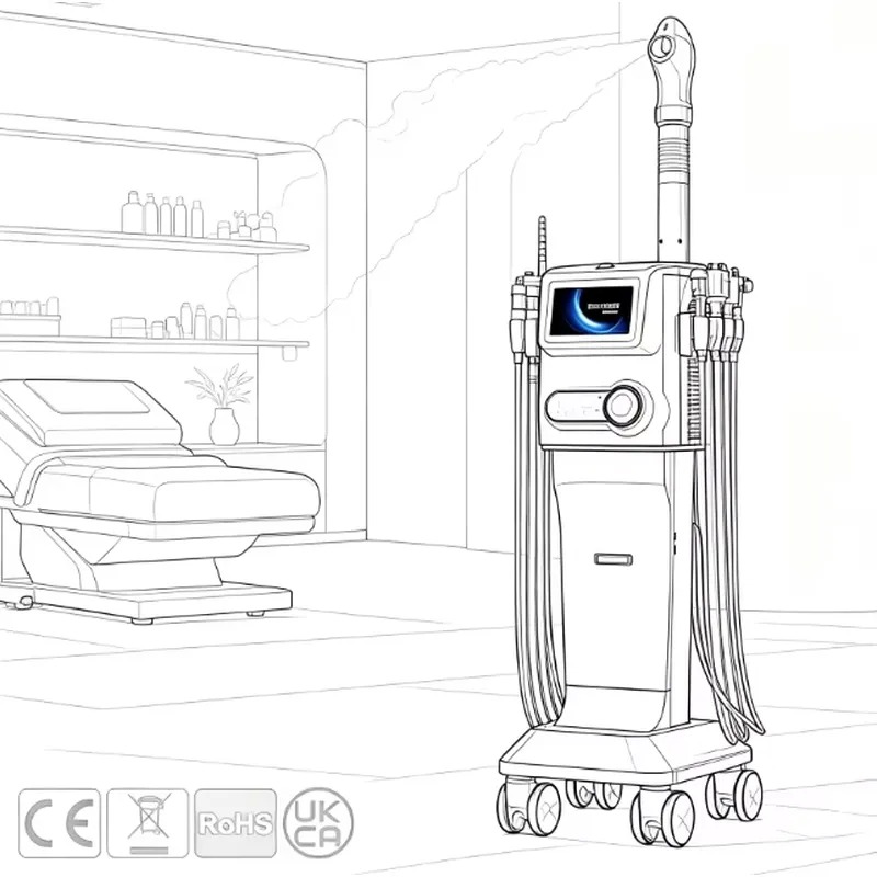 9つの機能を搭載したハイドロダーマブレーション美顔器。7イン - Hydro Facial Machine 7 In 1 のレビューと価格