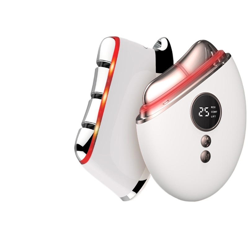 フェイシャルマッサージ導入用デバイス エッセンシャルオイル  - Microcurrent Face Massager Gua Sha のレビューと価格