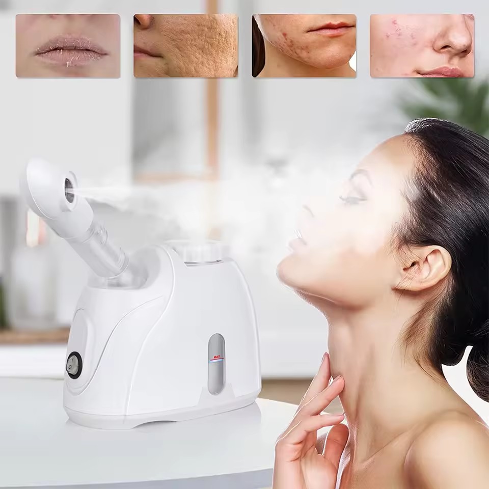 プロフェッショナル毛穴ディープクレンジング温ミストスプレーヤ - Facial Steamer Nano Ionic Hot Mist のレビューと価格