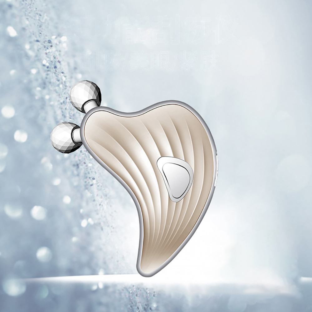 マイクロカレント電動フェイシャルマッサージャー、フェイス用ガ - Microcurrent Face Massager Gua Sha のレビューと価格