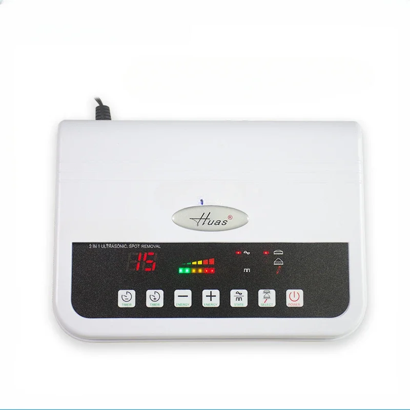 高周波3in1超音波フェイシャルマッサージャーHUAS H3 - Diamond Microdermabrasion Machine 3 In 1 のレビューと価格