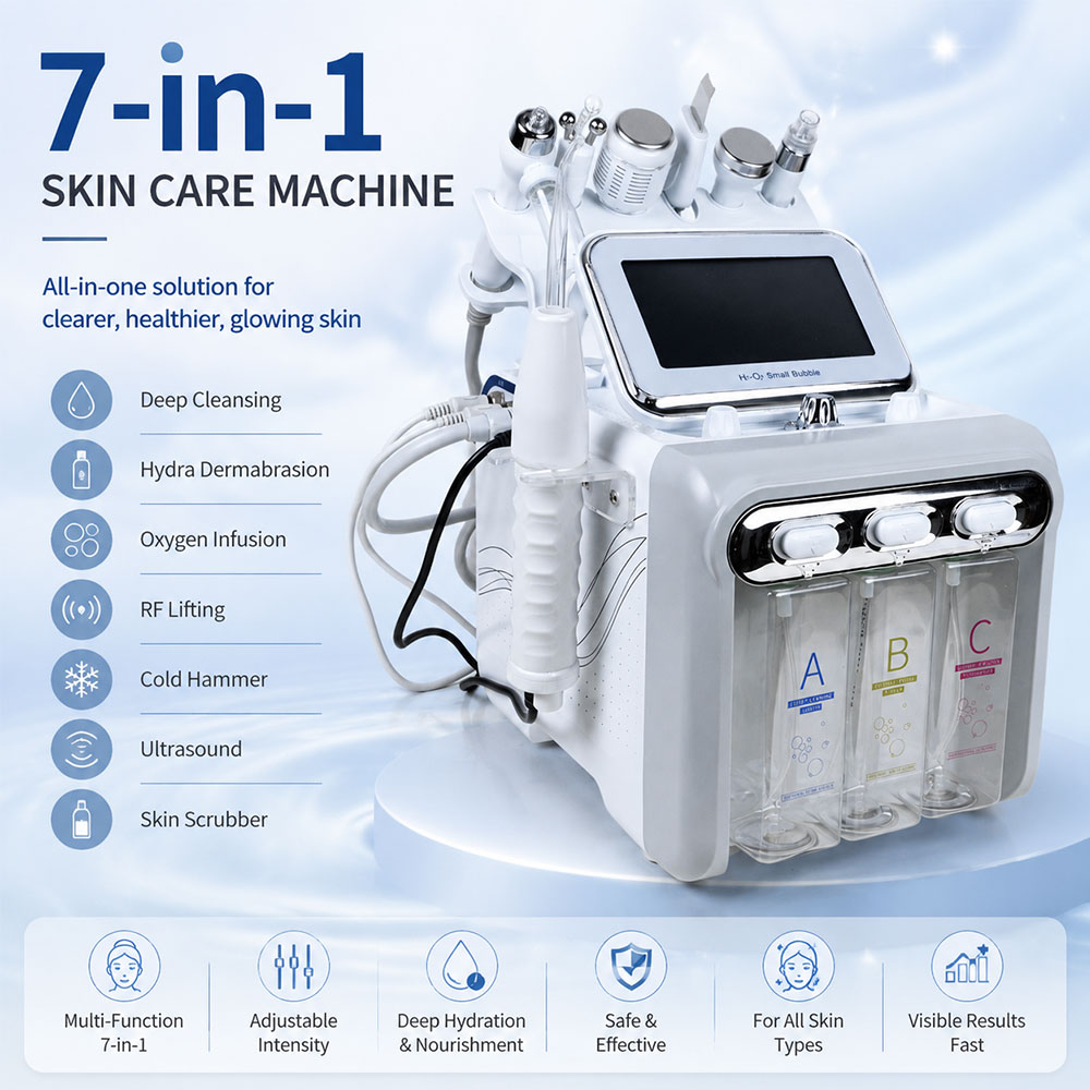 7 in 1 ハイドロフェイシャルマシン 高周波フェイシャル - Hydro Facial Machine 7 In 1 のレビューと価格