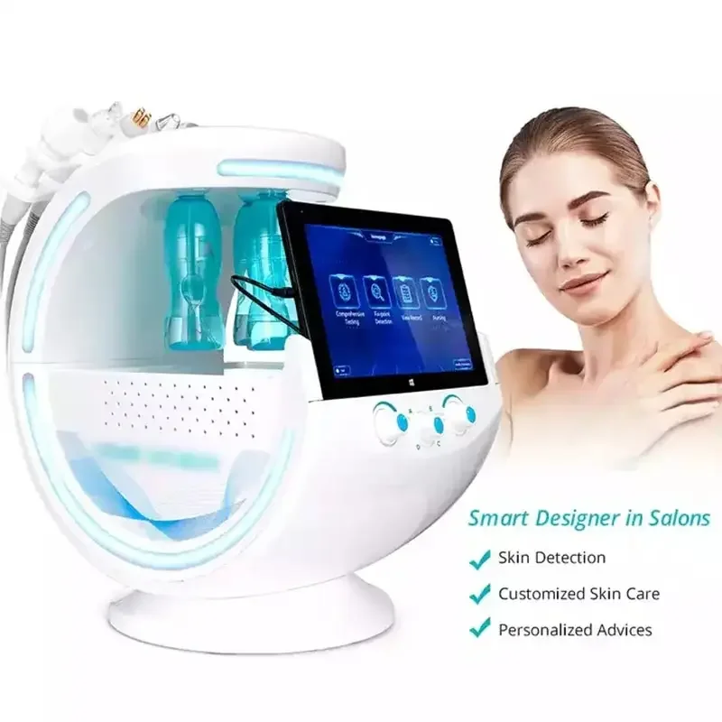 最新の7in1スマート美顔器：肌分析、毛穴の奥まで届く吸引機 - Hydro Facial Machine 7 In 1 のレビューと価格