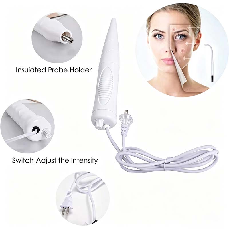 5in1高周波フェイシャル美容器、携帯式スキンケアマシン、ネ - High Frequency Wand Facial Machine Neon のレビューと価格