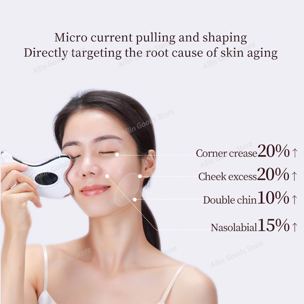 マイクロカレントかっさマッサージ器 赤青光加熱 フェイス＆ボ - Microcurrent Face Massager Gua Sha のレビューと価格