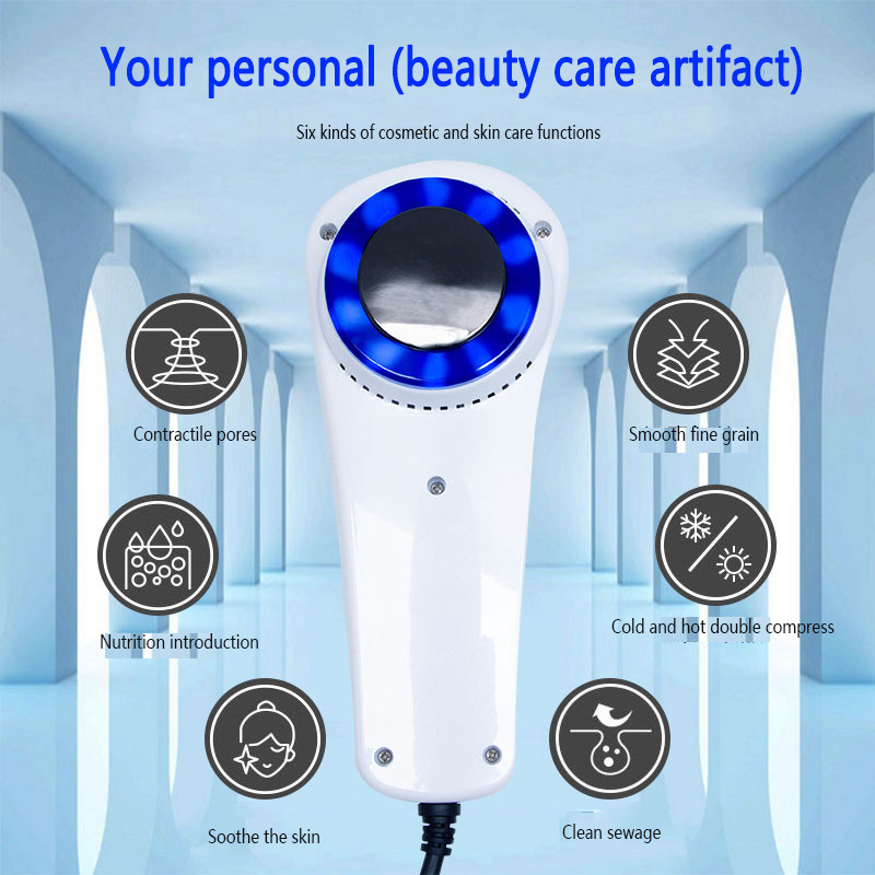 フェイシャルマッサージャー 光子若返り 温冷美容器 スキンリ - Cold Warm Hammer Facial Machine のレビューと価格