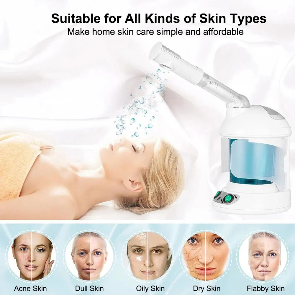 デスクトップナノフェイススチーマーディープクリーン保湿スチー - Facial Steamer Nano Ionic Hot Mist のレビューと価格