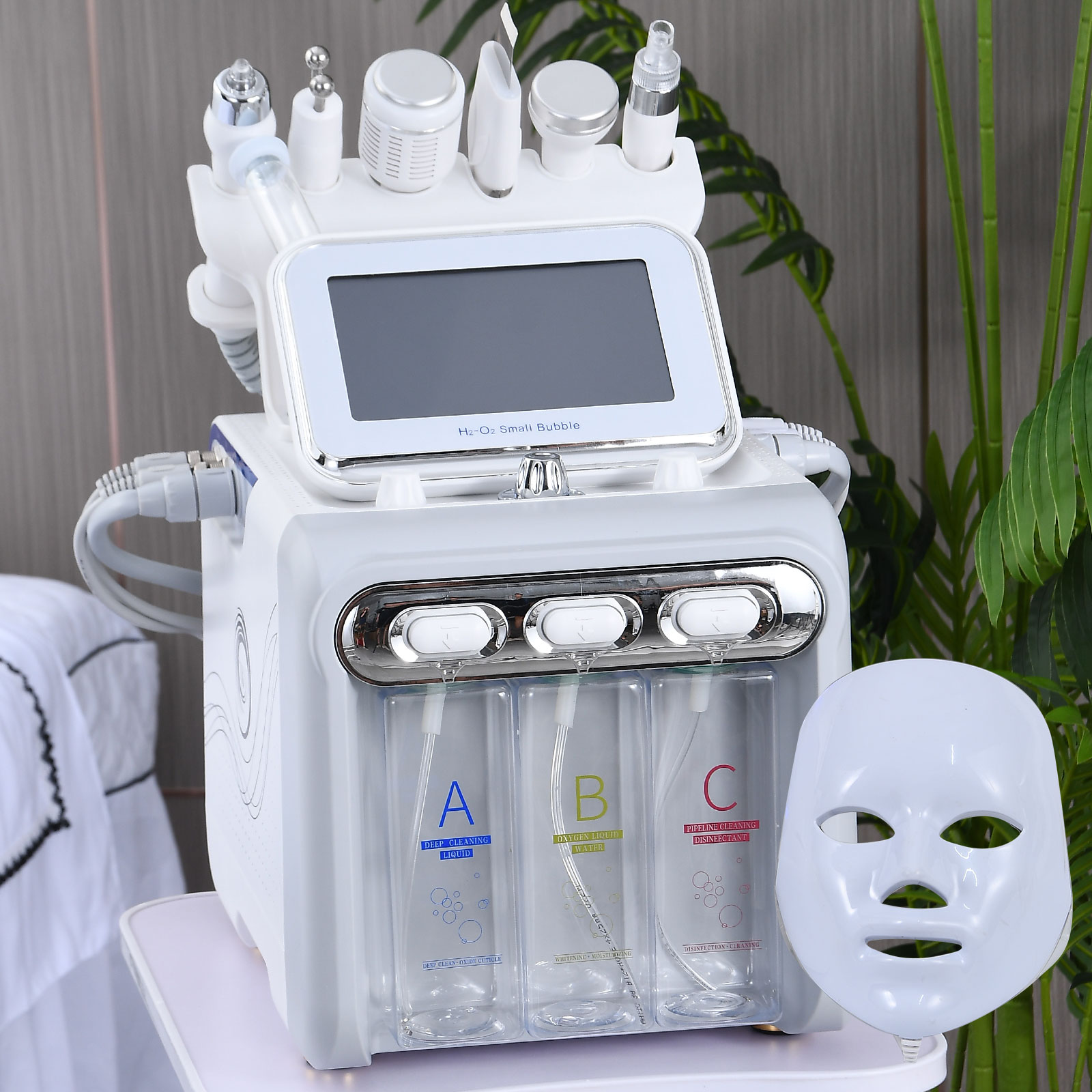 7 in 1 H2O2ビューティースキンクレンジングハイドロ - Hydro Facial Machine 7 In 1 のレビューと価格