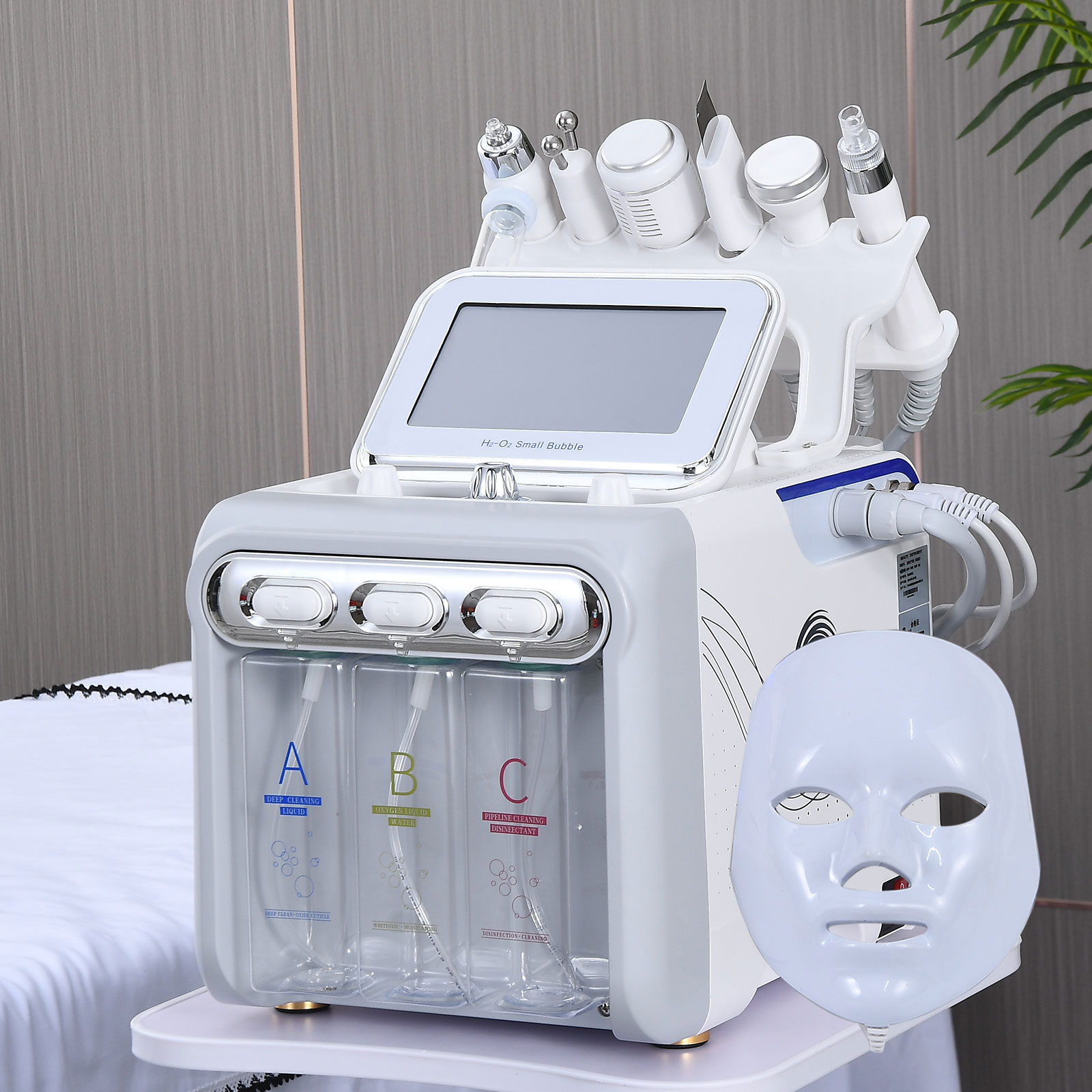7 in 1 H2O2ビューティースキンクレンジングハイドロ - Hydro Facial Machine 7 In 1 のレビューと価格
