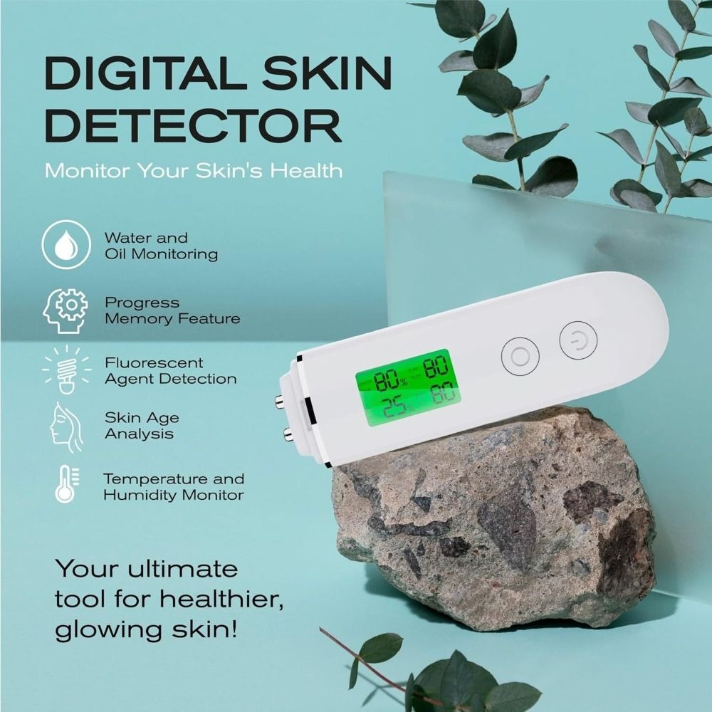 ポータブルスキンアナライザー充電式LCDデジタル水分計プロフ - Skin Moisture Analyzer Digital Detector のレビューと価格