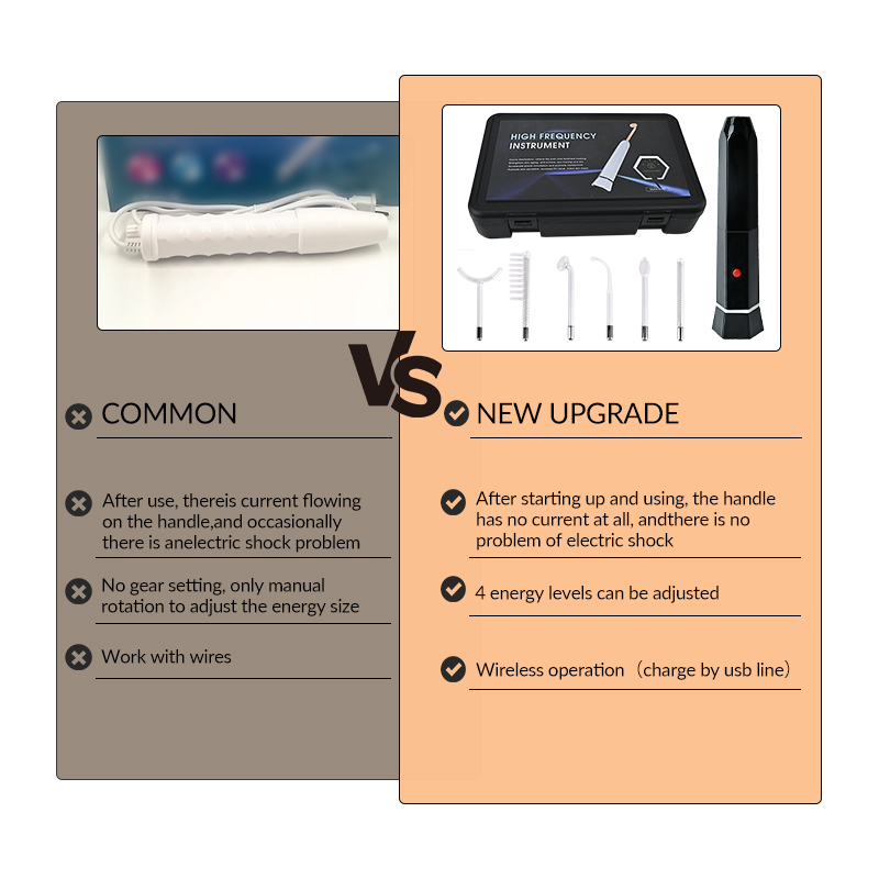 ダーソンバル ポータブル高周波美顔器 スキンセラピー 7つの - High Frequency Wand Facial Machine Neon のレビューと価格