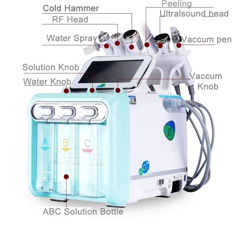 最新のプロフェッショナル 7 in 1 ハイドロフェイシャル - Hydro Facial Machine 7 In 1 のレビューと価格