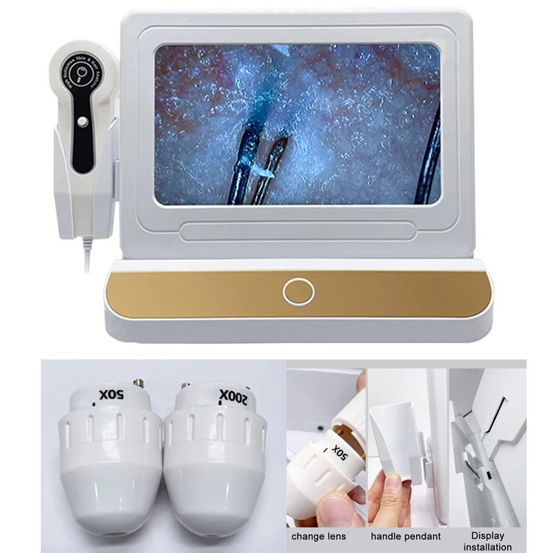 2025年 HDデジタルスキンアナライザー プロ仕様 頭皮カ - Skin Moisture Analyzer Digital Detector のレビューと価格