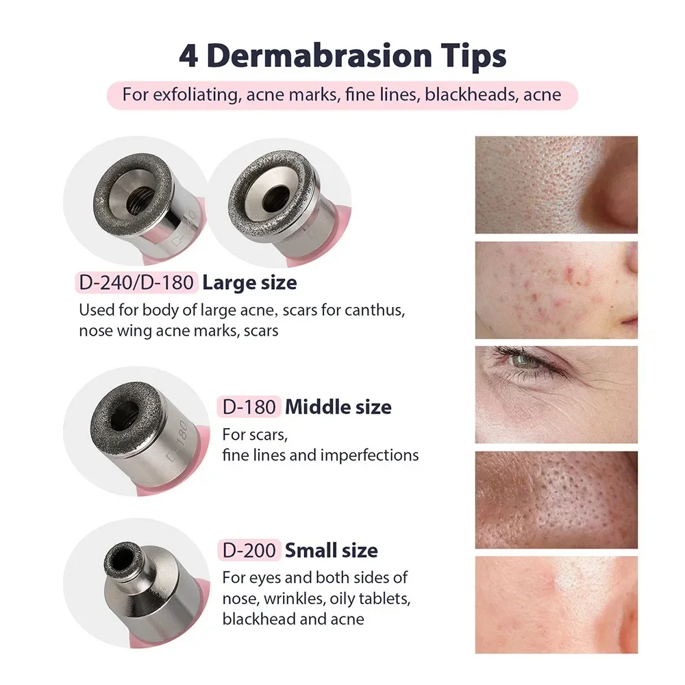 2 in 1 ダイヤモンドマイクロダーマブレーションマシン  - Diamond Microdermabrasion Machine 3 In 1 のレビューと価格