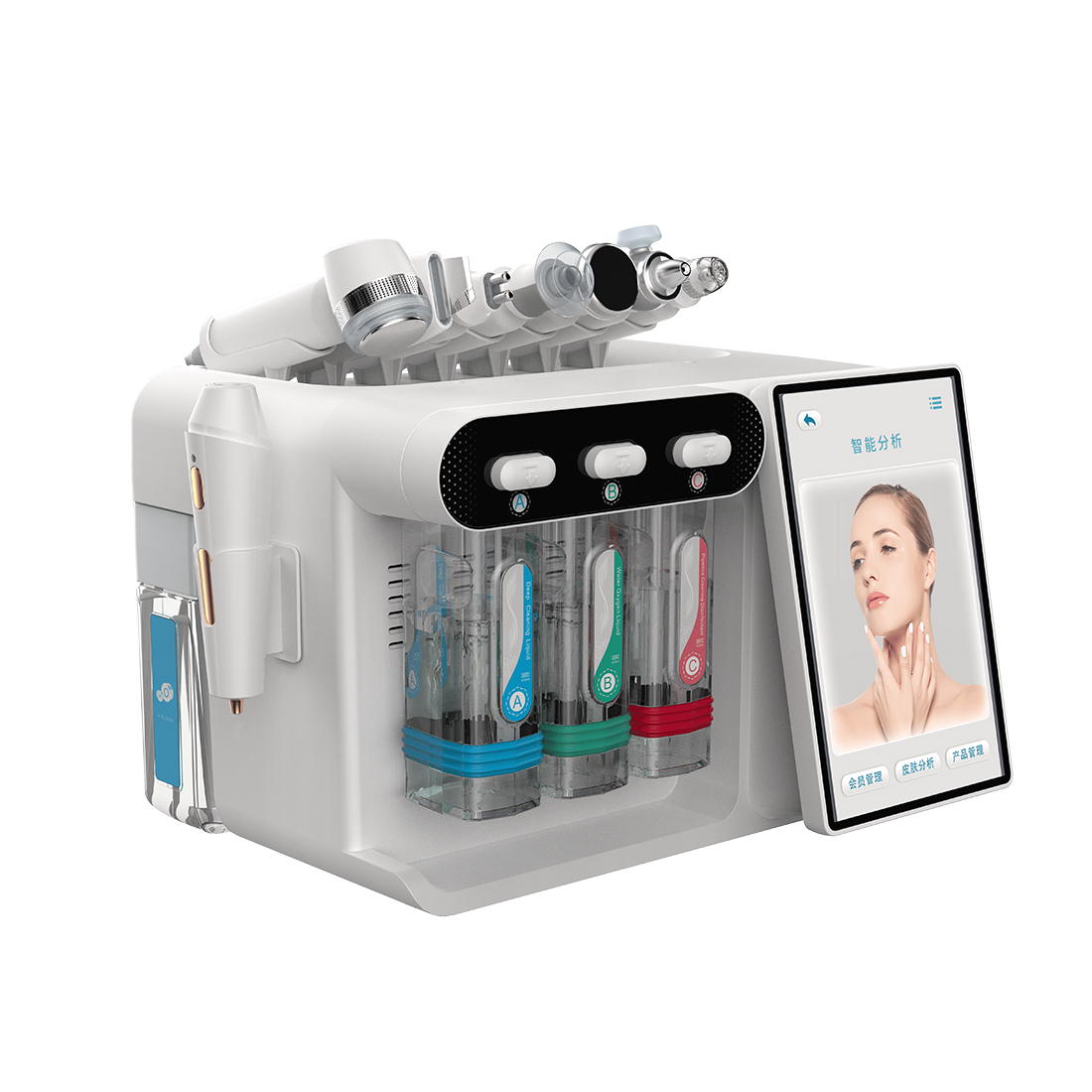 デュアルHR超音波フェイシャルマシン、ダイヤモンドマイクロダ - Cold Warm Hammer Facial Machine のレビューと価格