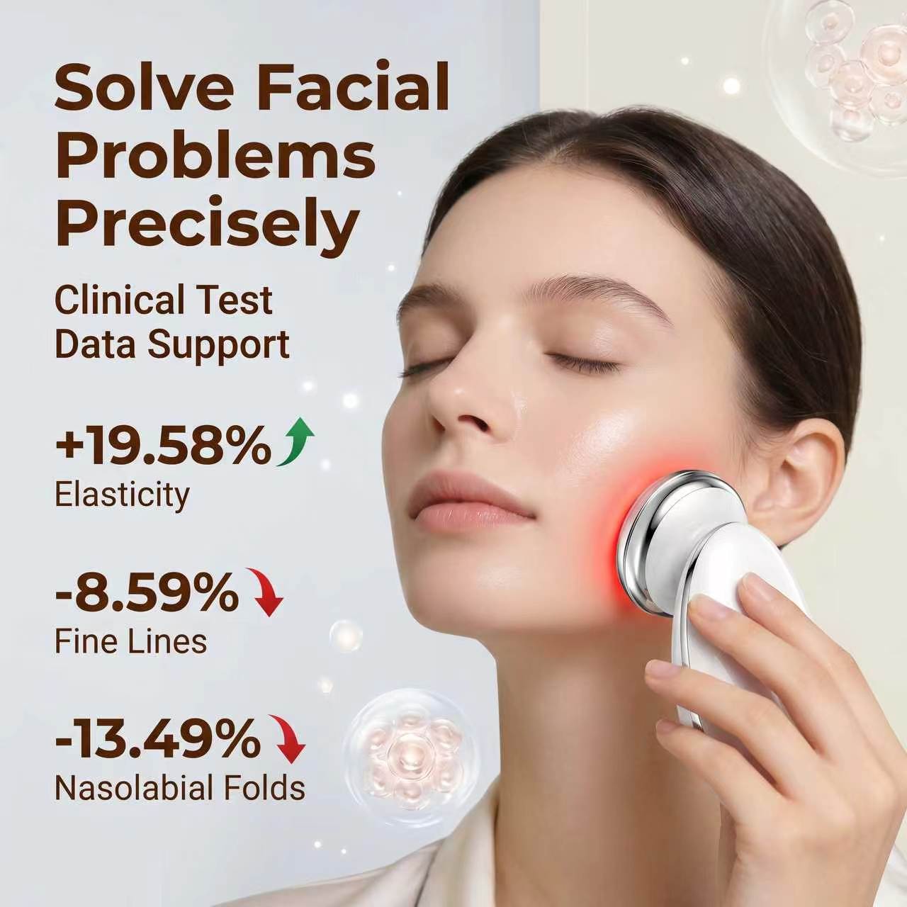 3 in 1 フェイシャルカッピング真空吸引器マイクロカレン - Microcurrent Face Massager Gua Sha のレビューと価格