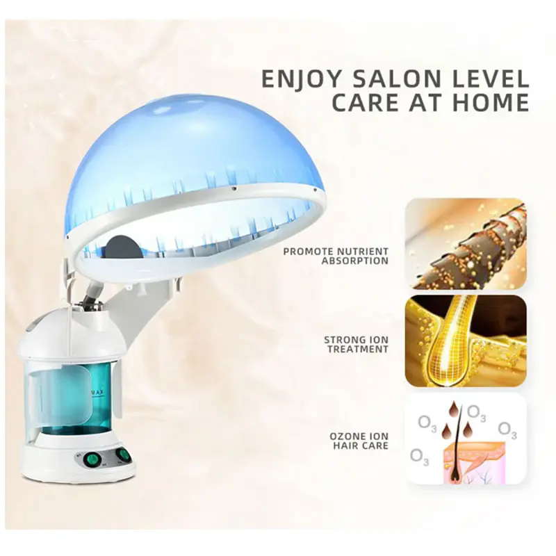 美容サロン 家庭用 フェイスヘア スチーマー マシン オゾン - Facial Steamer Nano Ionic Hot Mist のレビューと価格