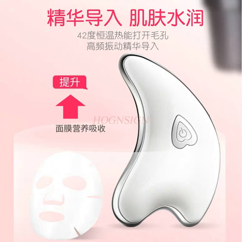 フェイスネックカシャマッサージャーマイクロカレントスキンリフ - Microcurrent Face Massager Gua Sha のレビューと価格